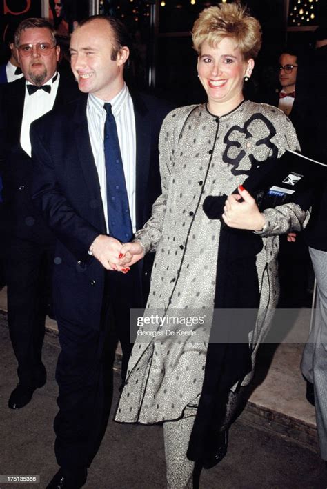 Phil Collins With His Wife Jill Tavelman .